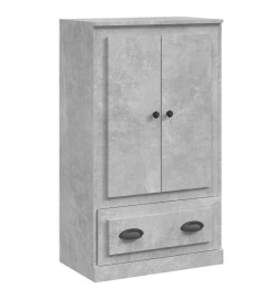 Buffet haut gris béton 60x35,5x103,5 cm bois d'ingénierie