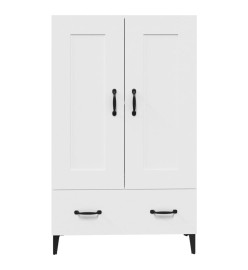 Buffet haut Blanc 70x31x115 cm Bois d'ingénierie