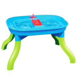 Table à sable et à eau 3 en 1 pour enfants 67,5x52x38 cm PP