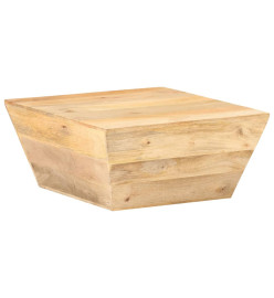 Table basse en forme de V 66x66x30 cm Bois de manguier massif