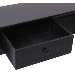 Table console Noir 90 x 30 x 77 cm Bois