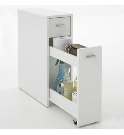 FMD Armoire avec 2 tiroirs 20x45x61 cm Blanc