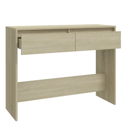 Table console Chêne sonoma 100x35x76,5 cm Aggloméré