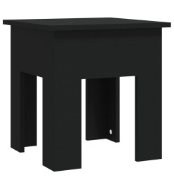 Table basse Noir 40x40x42 cm Aggloméré