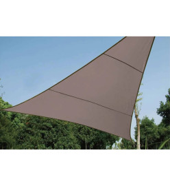 Perel Voile d'ombrage triangulaire 3,6 m Couleur taupe GSS3360TA