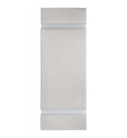 Appliques murales d'extérieur 2 pcs 35 W Argenté Rectangulaire