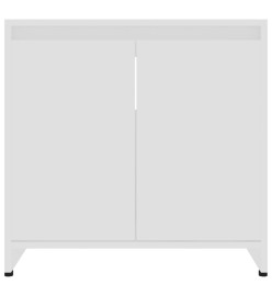 Armoire de salle de bain Blanc 60x33x61 cm Aggloméré