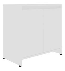 Armoire de salle de bain Blanc 60x33x61 cm Aggloméré