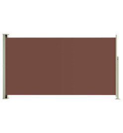 Auvent latéral rétractable de patio 170x300 cm Marron