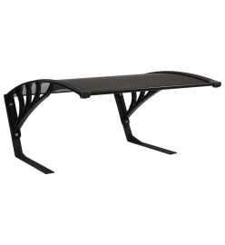 Toit de garage pour tondeuse robot 77x103x46 cm Noir