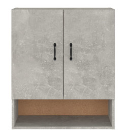 Armoire murale Gris béton 60x31x70 cm Bois d'ingénierie