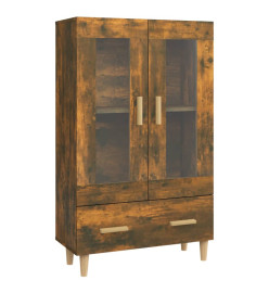 Buffet Chêne fumé 70x31x115 cm Bois d'ingénierie