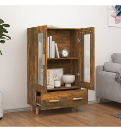 Buffet Chêne fumé 70x31x115 cm Bois d'ingénierie