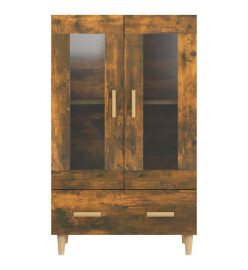 Buffet Chêne fumé 70x31x115 cm Bois d'ingénierie