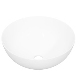 Lavabo blanc 36x15 cm céramique rond