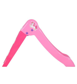 Toboggan pliable pour enfants 111 cm Rose