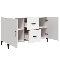 Buffet blanc 100x36x60 cm bois d'ingénierie