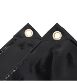 Bâche de protection 650 g/m² 1,5x6 m Noir