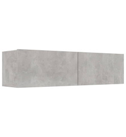 Meuble TV Gris béton 120x30x30 cm Aggloméré