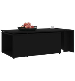 Table basse Noir 150x50x35 cm Aggloméré