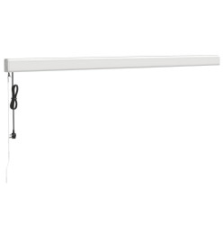 Auvent rétractable crème 4,5x3 m tissu et aluminium