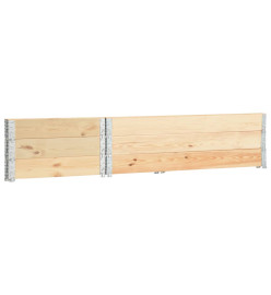 Colliers de palette 3 pcs 50x150 cm Bois de pin solide