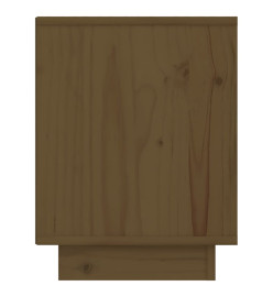 Table de chevet Marron miel 40x30x40 cm Bois de pin solide