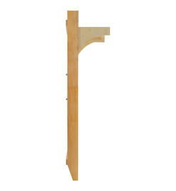 Barre murale 80 x 55 x 220 cm Bois