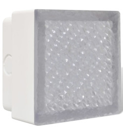 Lampes LED enterrées 12 pcs 100x100x68 mm