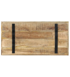 Table de salle à manger 120x60x76 cm Bois de manguier brut