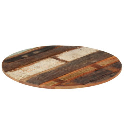 Dessus de table rond 70 cm 15-16 mm Bois de récupération