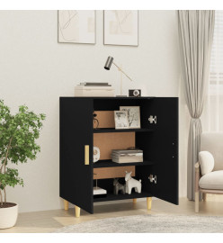 Buffet Noir 70x34x90 cm Bois d'ingénierie