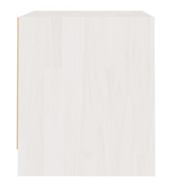 Tables de chevet 2 pcs Blanc 40x30,5x35,5 cm Bois de pin solide