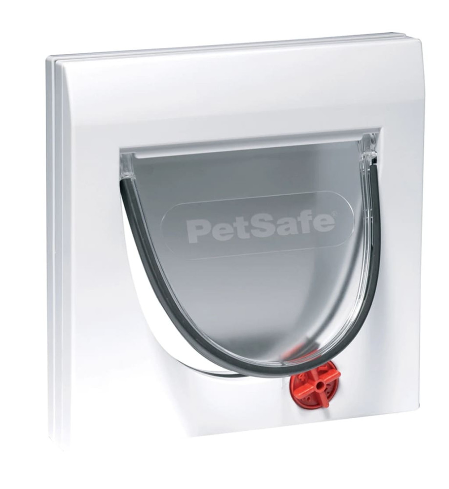 PetSafe Chatière manuelle à 4 voies sans tunnel Classic 919 Blanc 5031