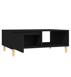 Table basse Noir 90x60x35 cm Aggloméré