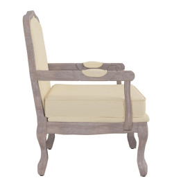 Chaise de canapé beige 64x64x90 cm lin