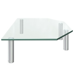 Support de moniteur 45x26x8,6 cm Verre transparent