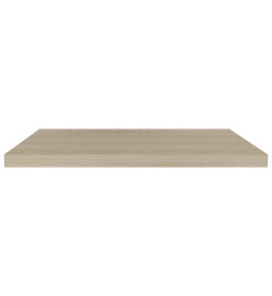 Étagère murale flottante Chêne 80x23,5x3,8 cm MDF