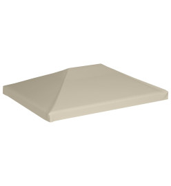 Couverture de dessus de belvédère 310 g / m² 4x3 m Beige