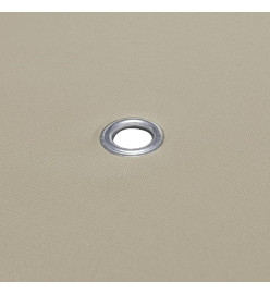 Couverture de dessus de belvédère 310 g / m² 4x3 m Beige