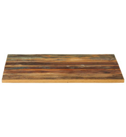 Dessus de table carré 60x60 cm 15-16 mm Bois de récupération