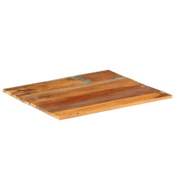 Dessus de table carré 60x60 cm 15-16 mm Bois de récupération