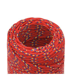 Corde de bateau Rouge 2 mm 25 m Polypropylène