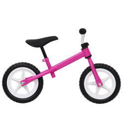Vélo d'équilibre roues de 11 pouces rose