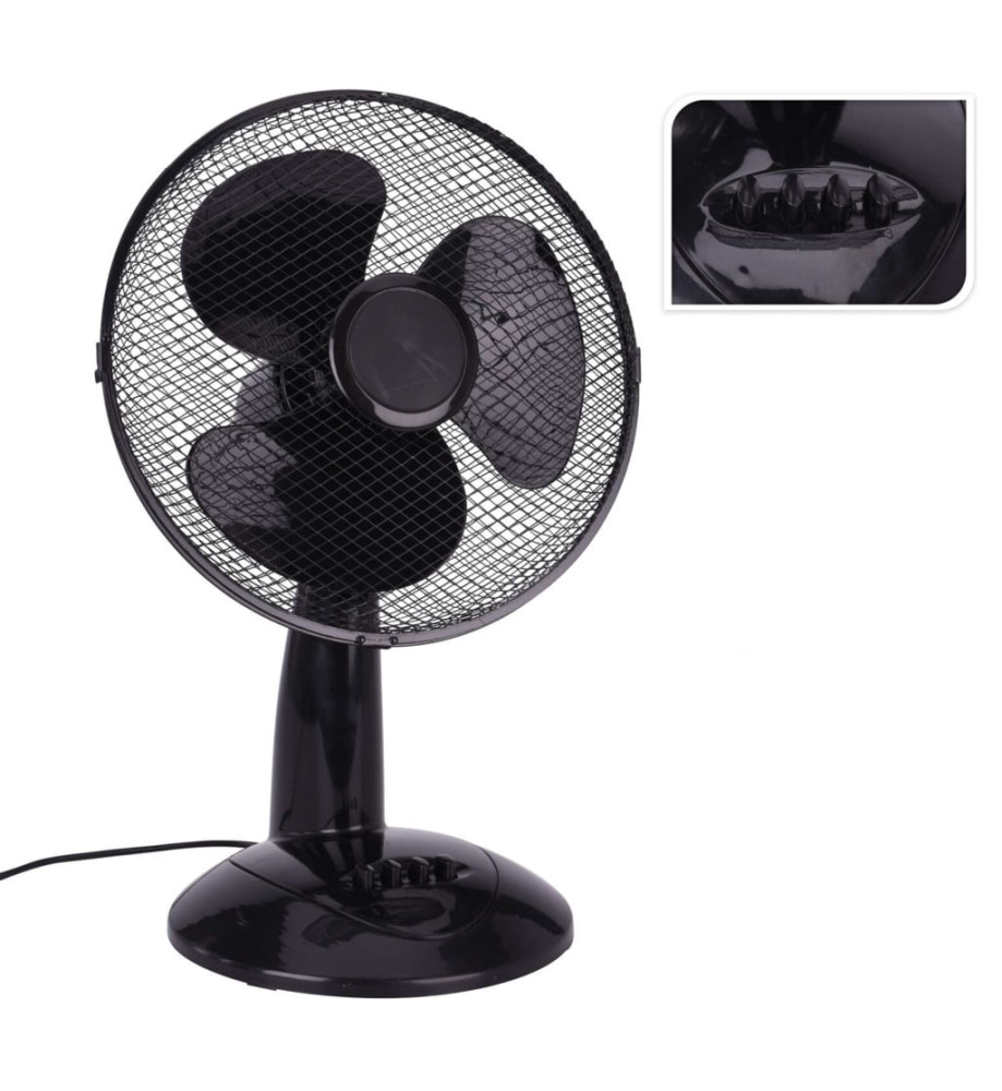 Excellent Electrics Ventilateur de table 45 W Noir