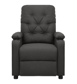 Fauteuil de massage Gris foncé Tissu