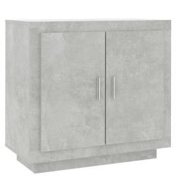 Buffet Gris béton 80x40x75 cm Bois d'ingénierie