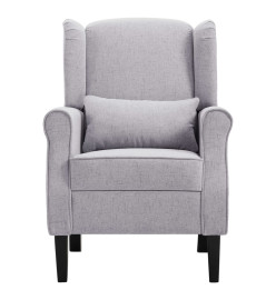 Fauteuil Gris clair Tissu