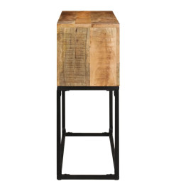 Table console 120x30x75 cm Bois de manguier brut