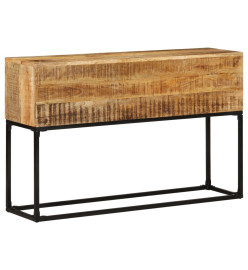 Table console 120x30x75 cm Bois de manguier brut